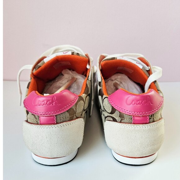 Coach Perrie Suede Leather 12C Monogram - Picture 6 of 7